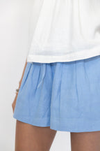 Linen Shorts in Marcona
