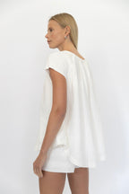 Linen Tunic in Black