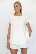 Linen Tunic in Black